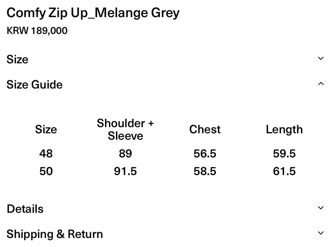 [50] Aieul Comfy Zip Up_Melange Grey 상품이미지4