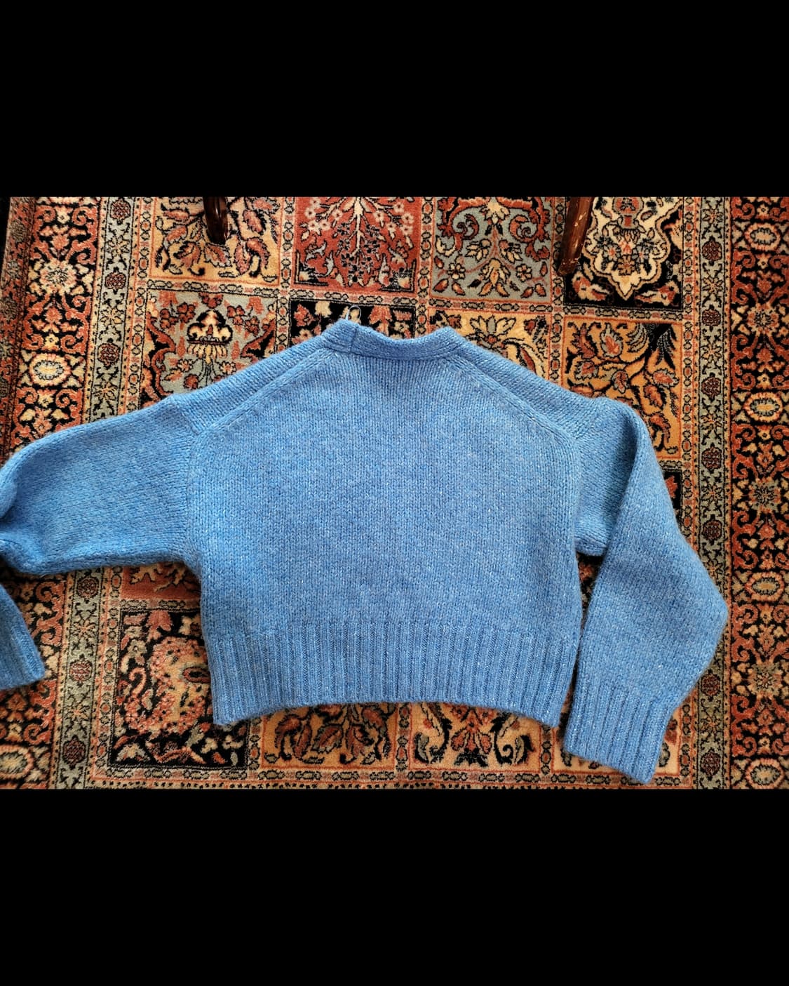 새상 자라 오버핏 크롭 가디건 스웨터 상품이미지7