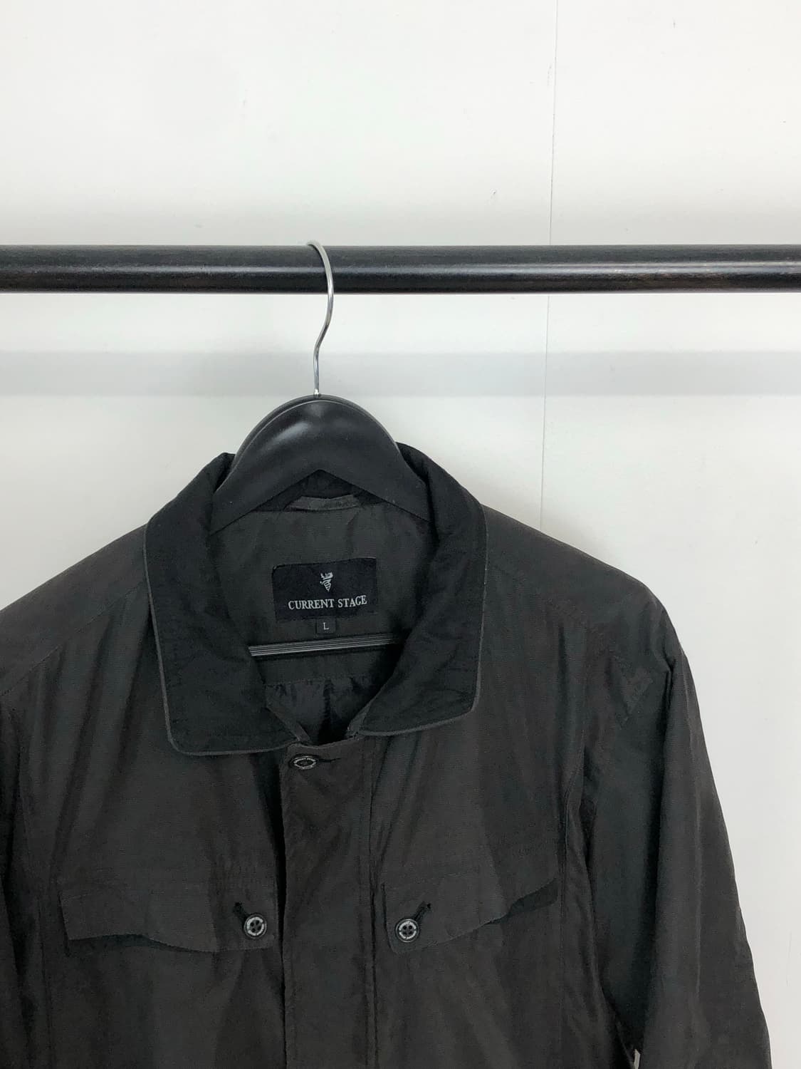 coating over leather detail jumper 상품이미지3