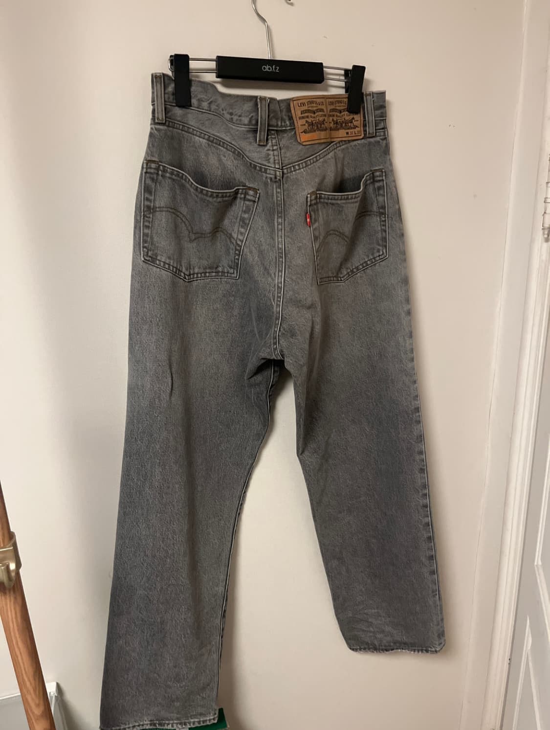 빔즈 리바이스 슈퍼와이드 데님 실버 32사이즈 택보유 상품이미지10