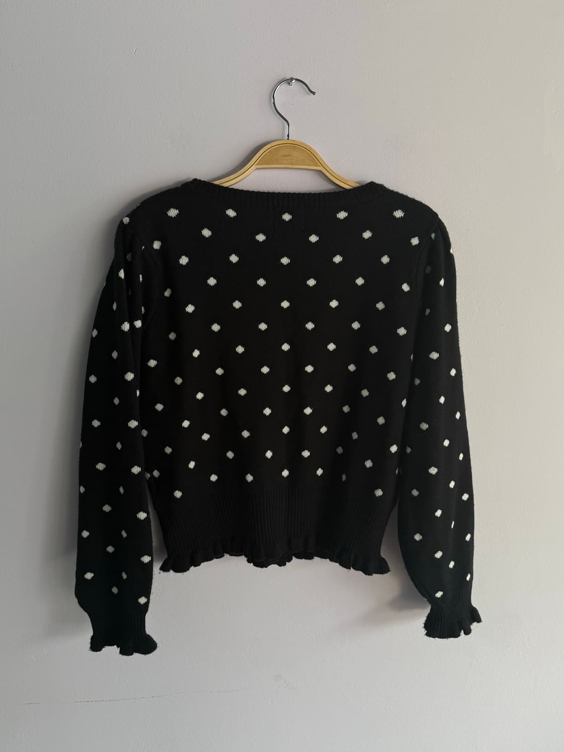 도트 프릴 가디건 상품이미지8