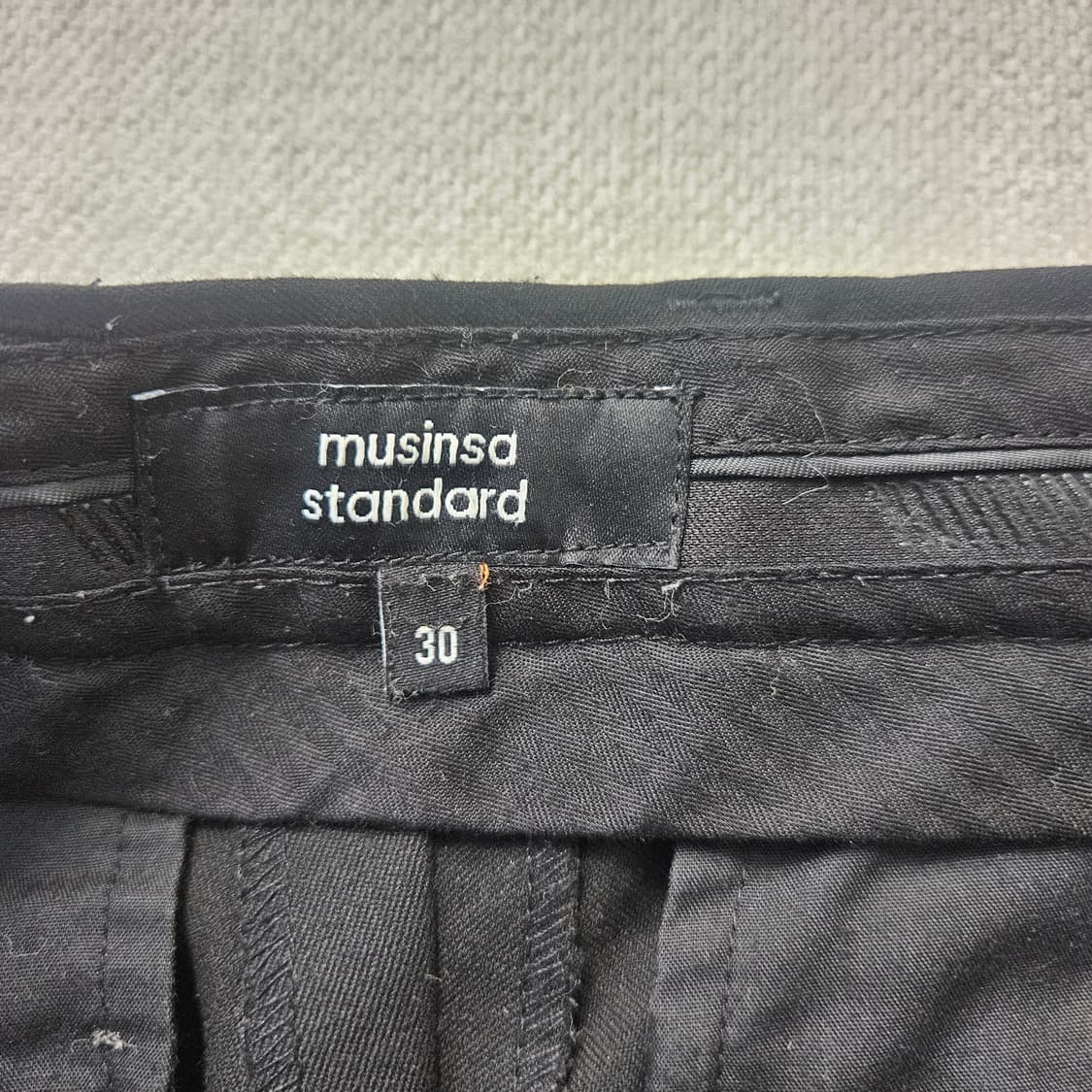 30 무신사스탠다스 블랙 슬랙스 0331Y 상품이미지3