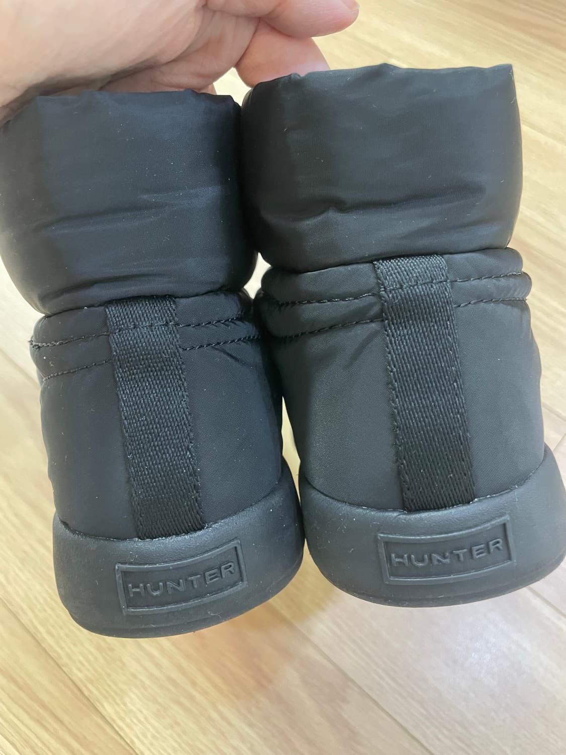 헌터키즈 인앤아웃 패딩부티 블랙 210 상품이미지2