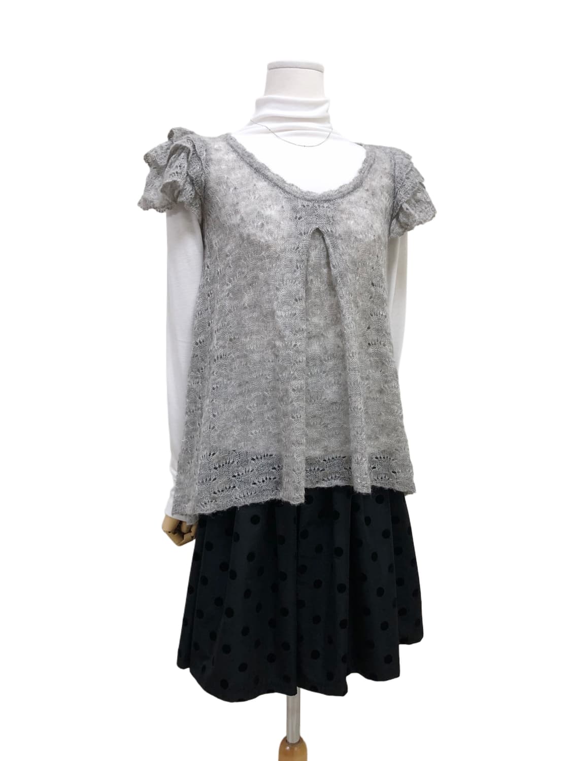 레이빔즈 니트 튜닉 상품이미지4