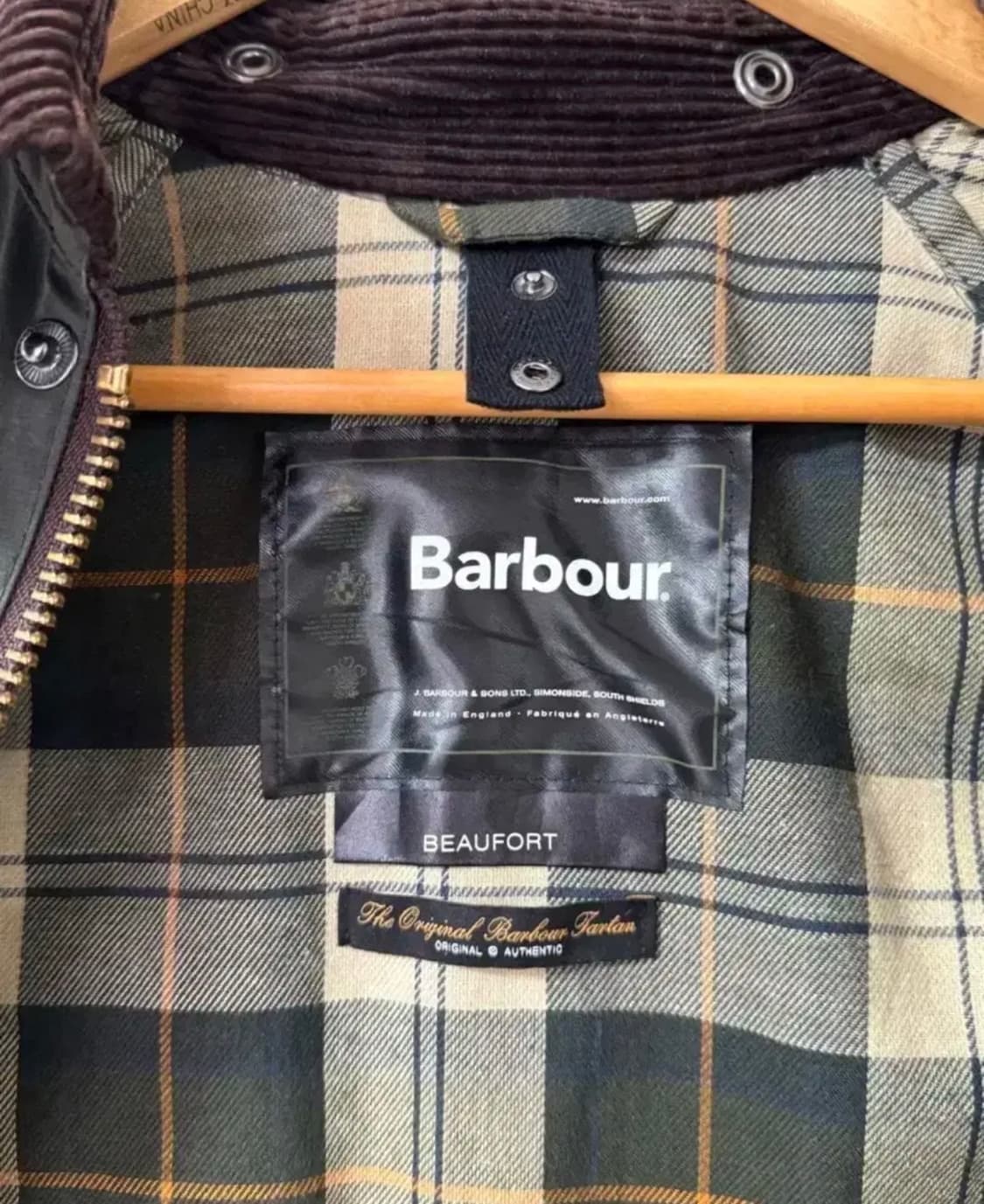 바버 뷰포트 왁스 자켓 c34 세이지 상품이미지2