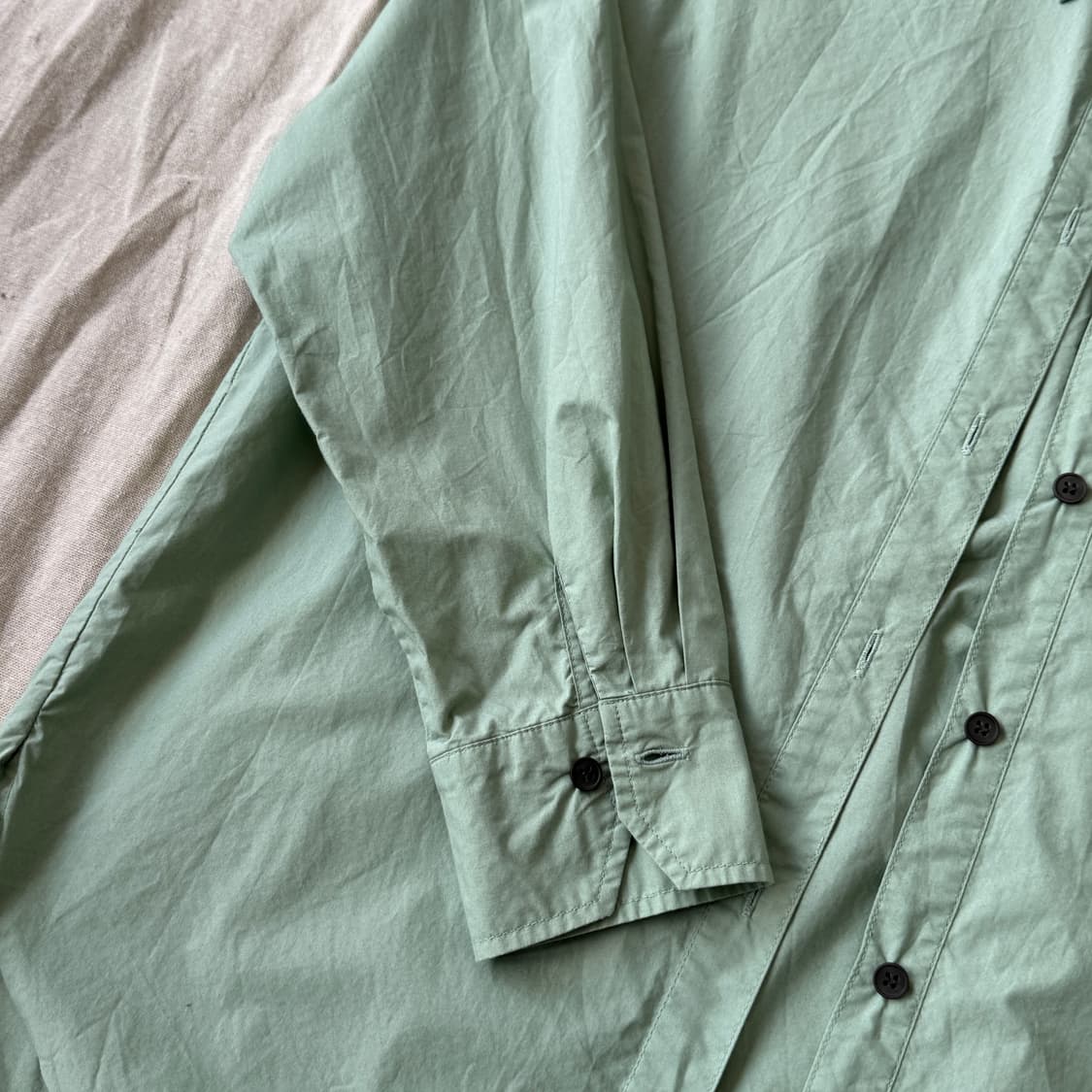 루에브르 민트 블라우스 셔츠 F 상품이미지3