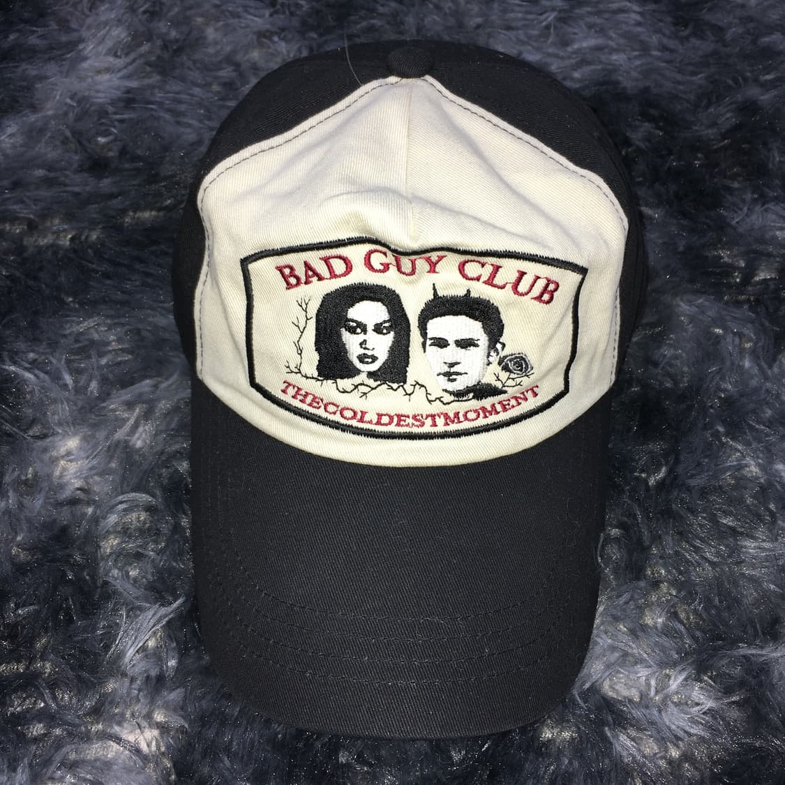 투티/0357 THE COLDEST MOMENT 배색 캡 빈티지 Y2K 상품이미지1