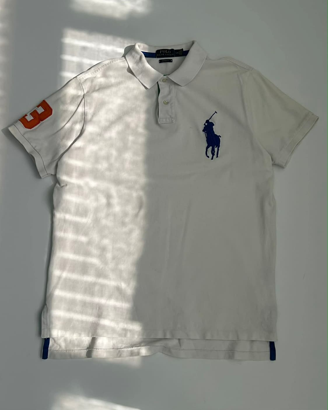 [L] 폴로 랄프로렌 빅포니 화이트 pk 반팔 카라티 상품이미지1