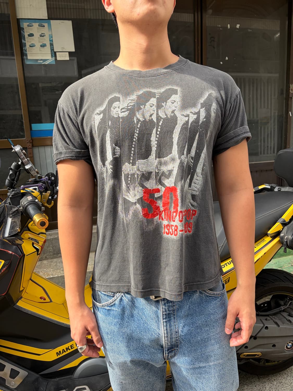 00’s Michael Jackson king of pop T-shirt 상품이미지4