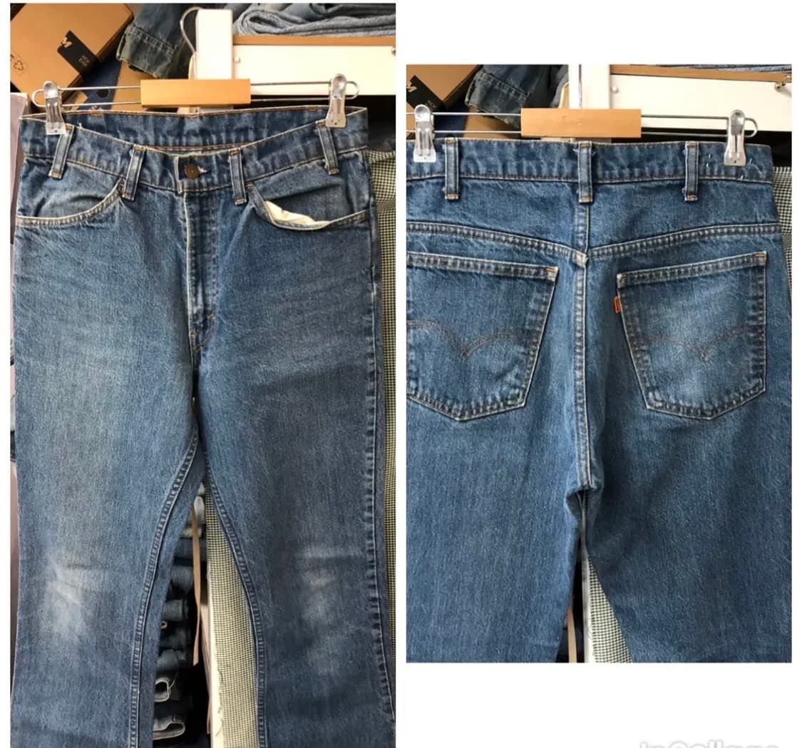 80s 리바이스646플레어(81년) 허리32 상품이미지8