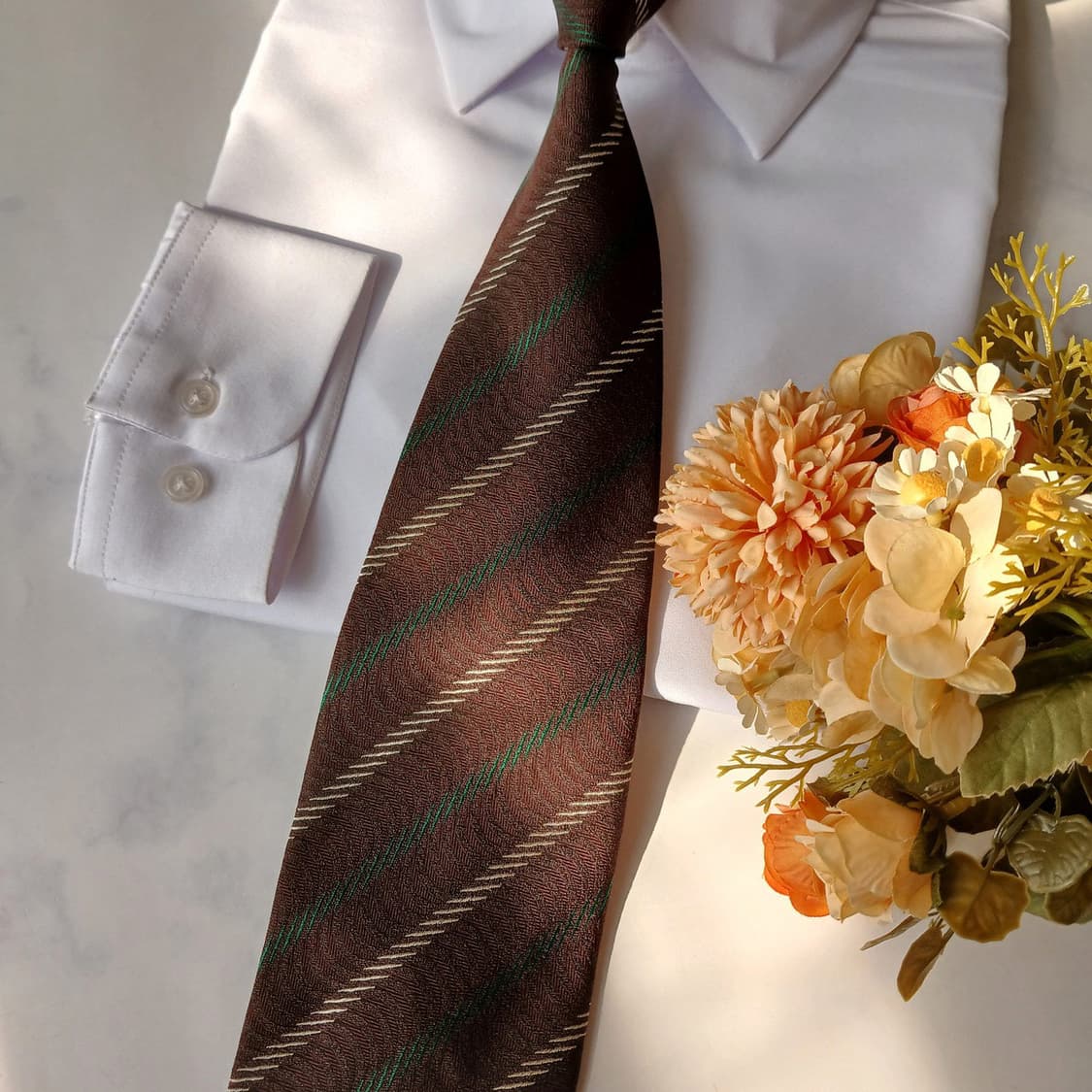 조르지오 아르마니 스트라이프 넥타이 9.9cm A+등급 A19804 상품이미지5