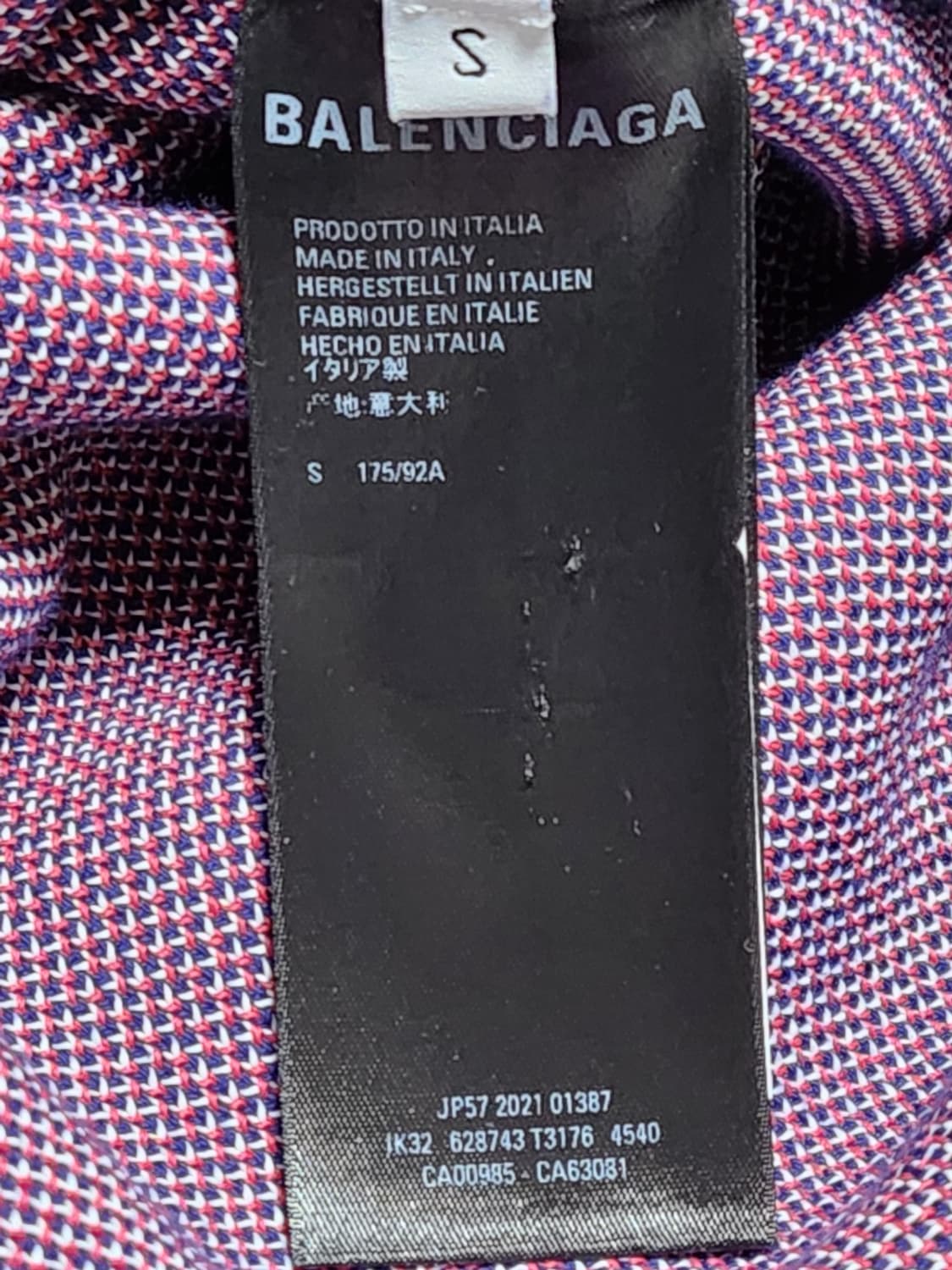 [S] 발렌시아가 블루 웨이브로고 울 니트 628743 T3176 상품이미지6