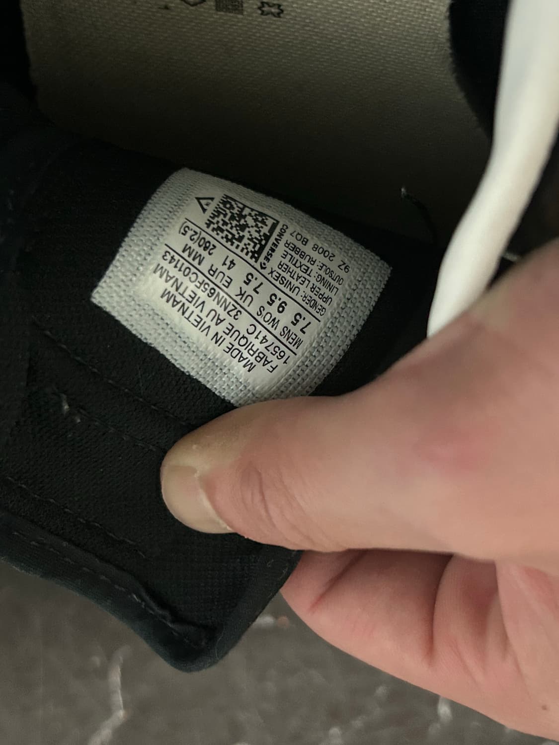 컨버스 원스타 블랙 260 상품이미지3