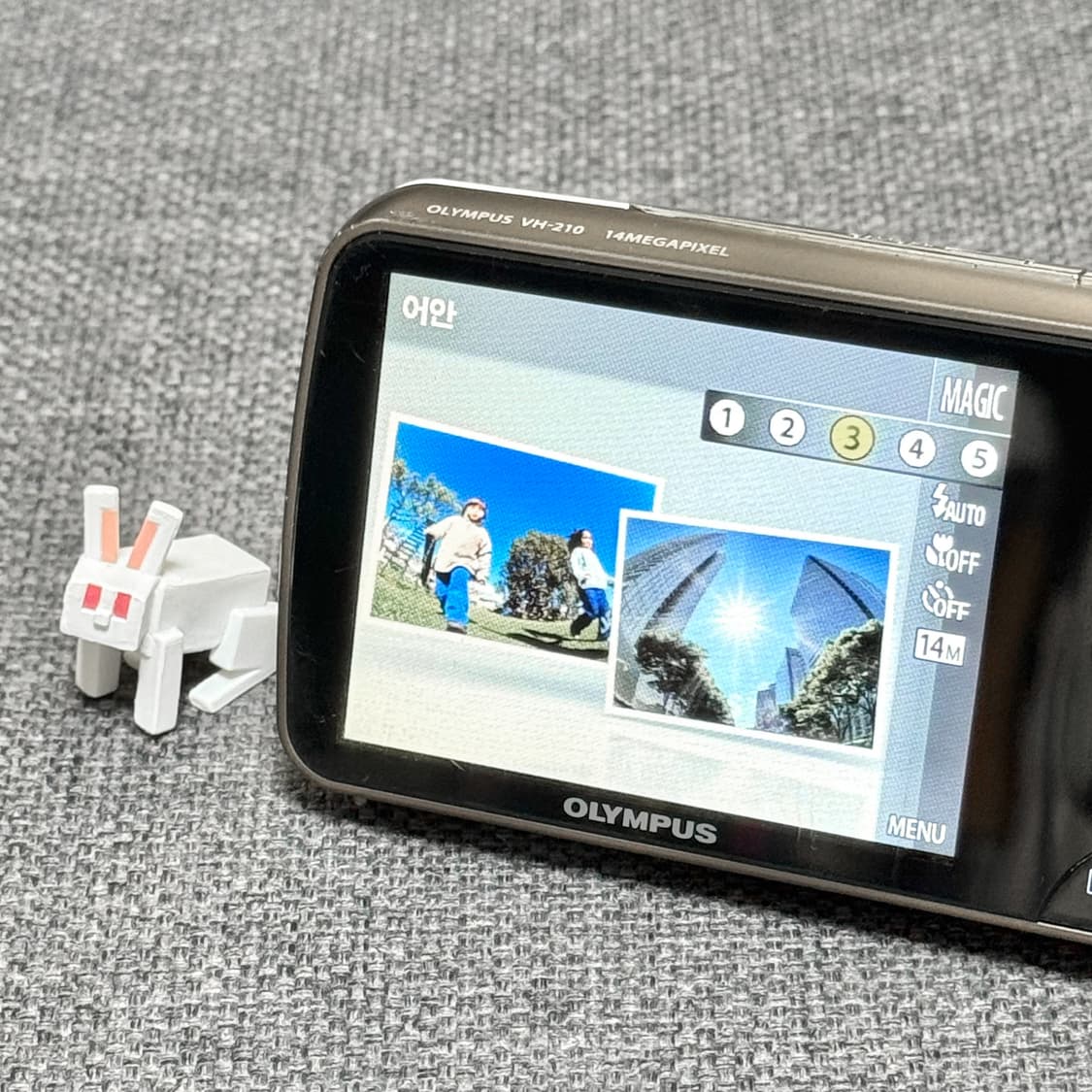 올림푸스 VH-210 화이트 빈티지디카 상품이미지5