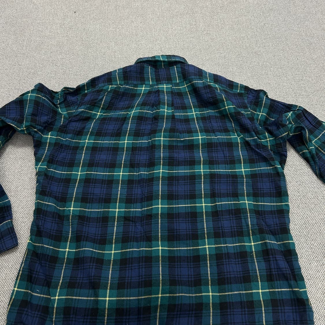 폴로 클래식핏 체크셔츠(M) 상품이미지5