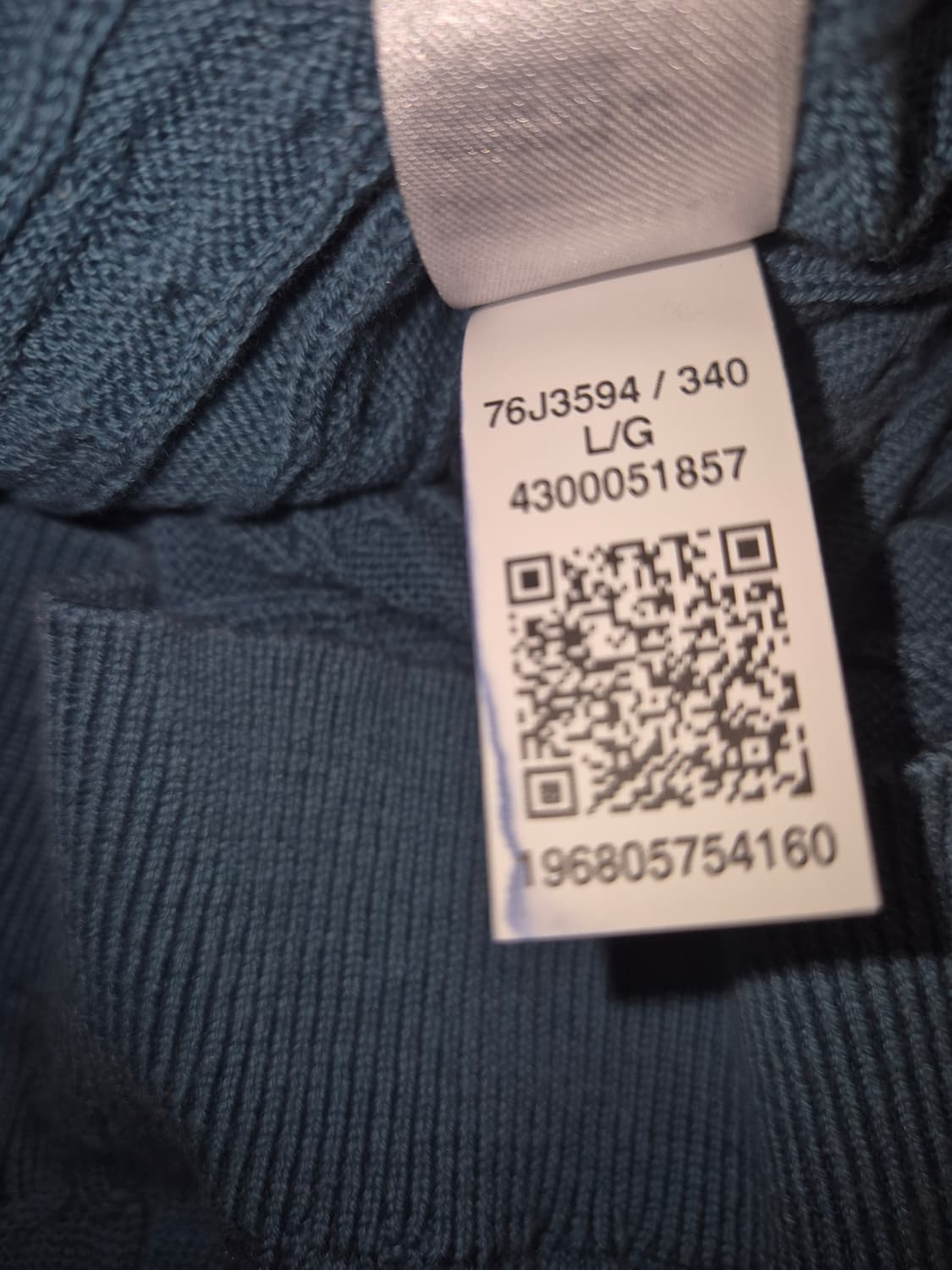 타미힐피거 케이블 반팔 민트 니트 L  상품이미지5