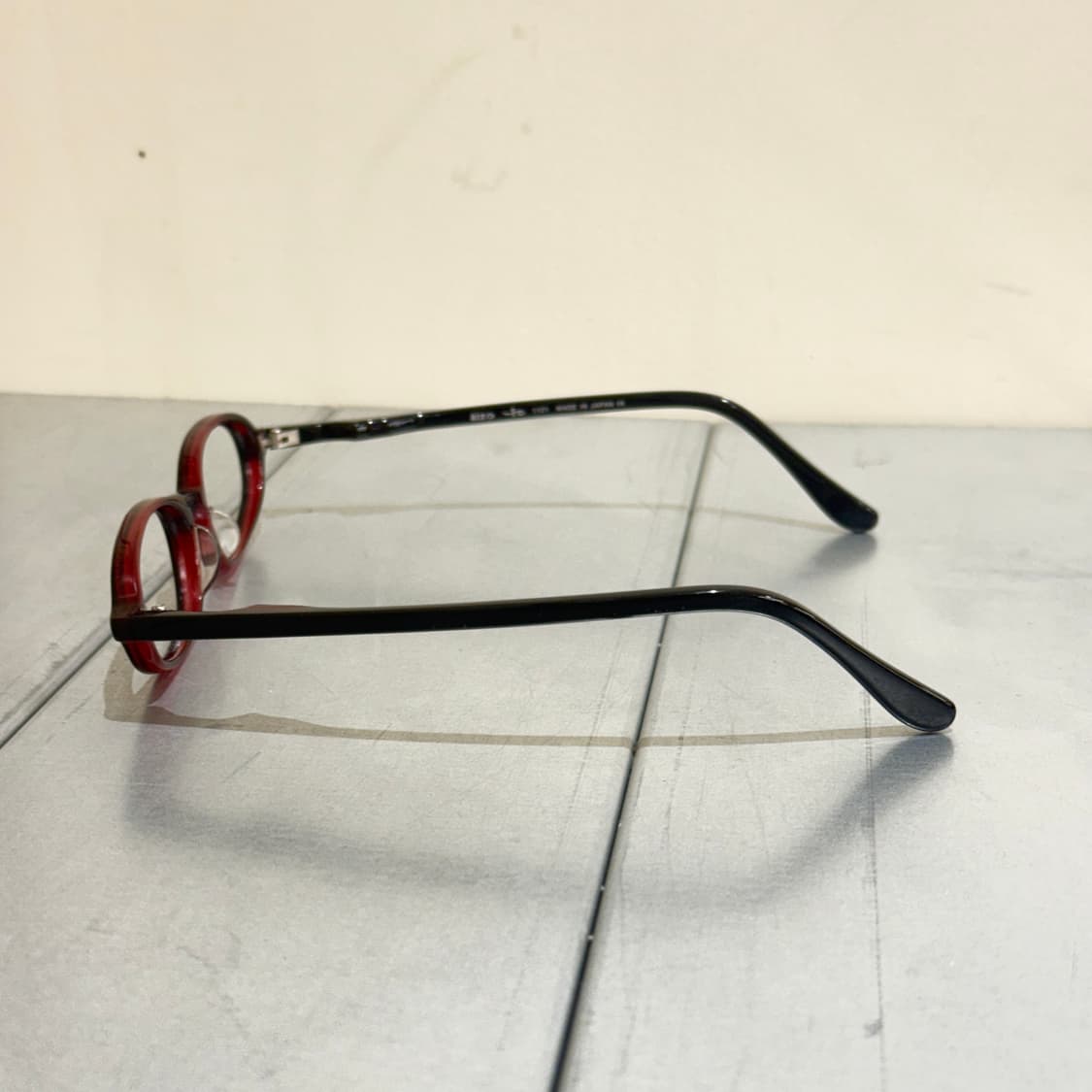 일제 작은 빈티지 긱시크 뿔테안경 상품이미지5