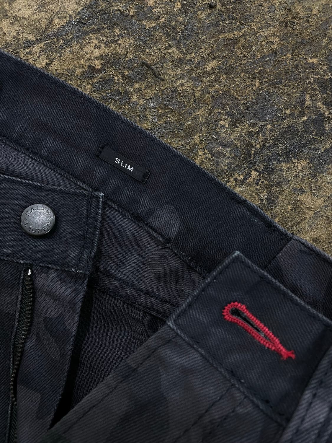 폴로랄프로렌(블랙라벨)/블랙캐모 팬츠 상품이미지4