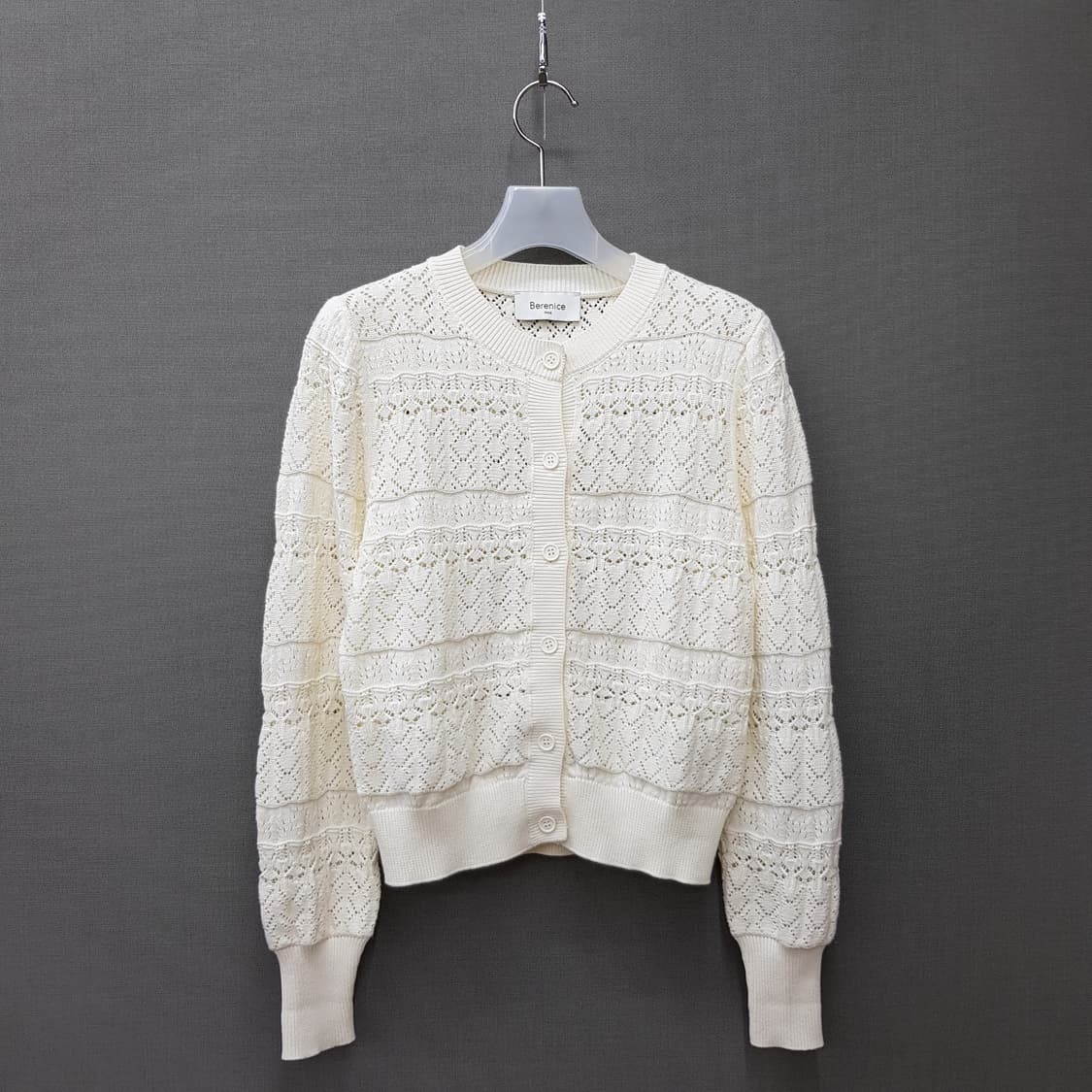 베르니스 2022 코튼 크로쉐 가디건 85사이즈 상품이미지1