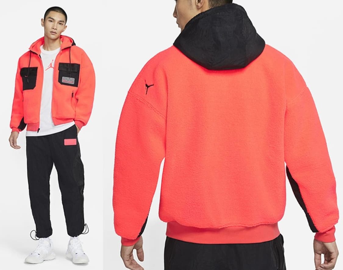 나이키 신형 20FW 조던 23 엔지니어드 쉐르파 플리스 후드집업 자켓 상품이미지1