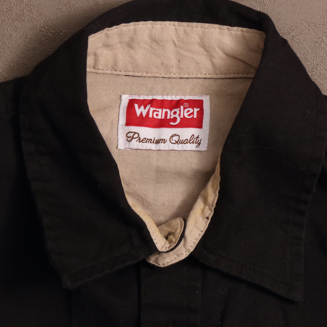 랭글러 코튼 워크셔츠 블랙 A1587 상품이미지3