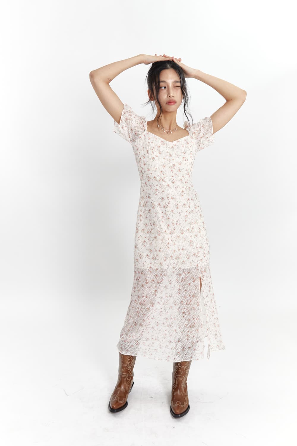 루루서울 원피스 My Old Diary Dress (Cream) 상품이미지2