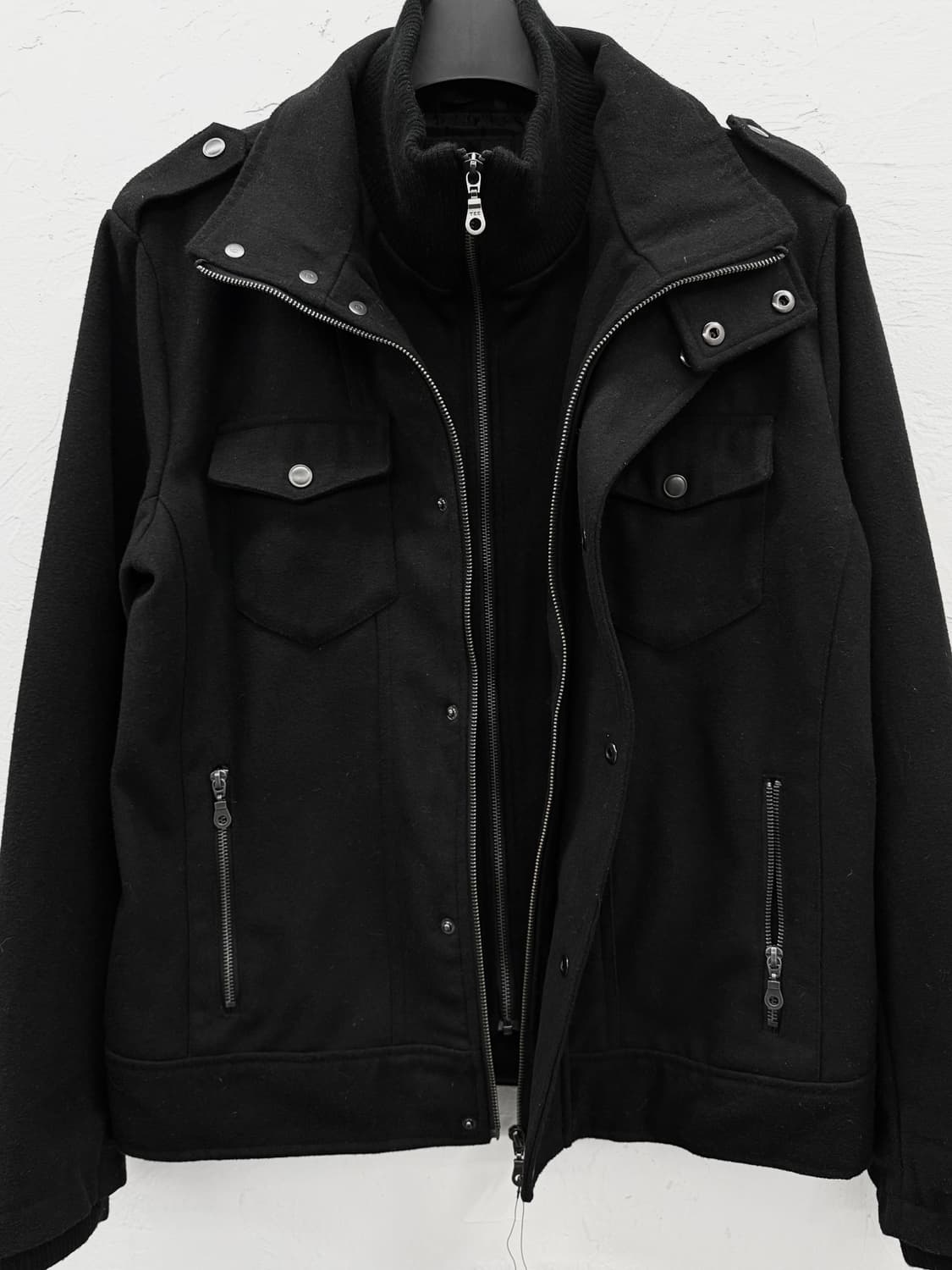 machope 레이어드 집업 자켓 상품이미지7