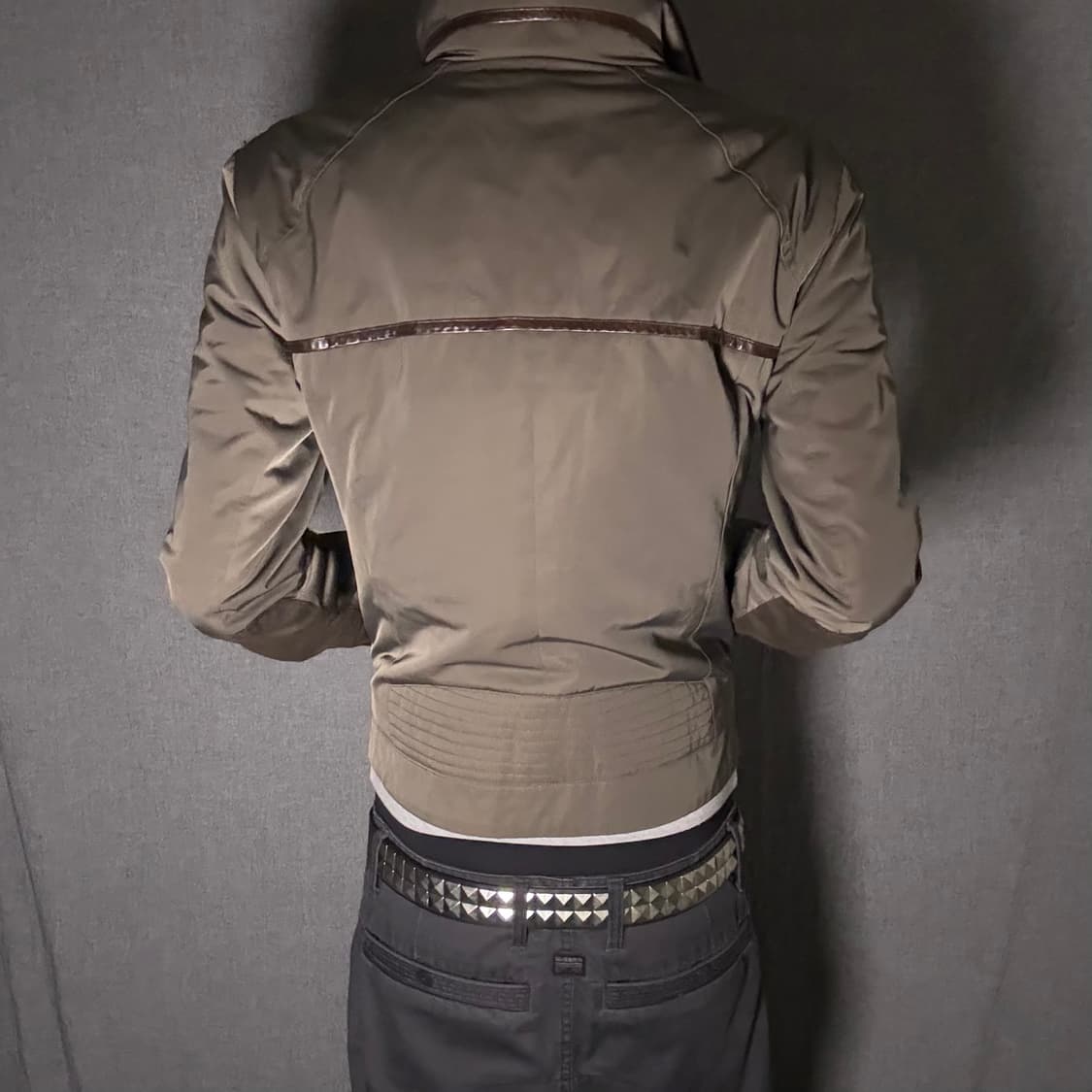 solid homme brown jacket 상품이미지5