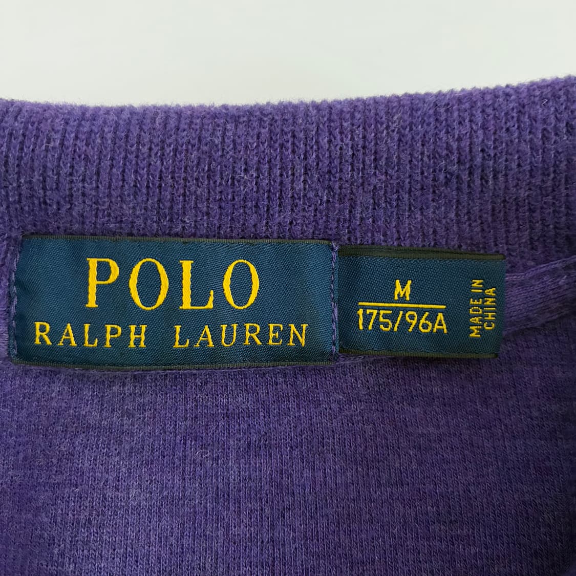 Polo  폴로 랄프로렌 자수 코튼 퍼플 반집업 상품이미지4