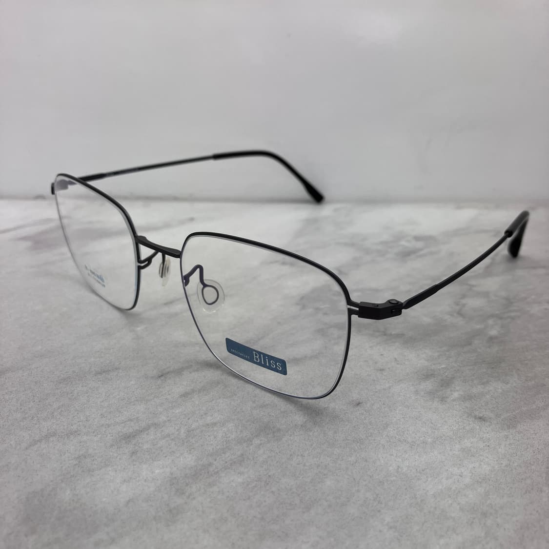 B94 블리스 Bliss 매트 브론즈 스퀘어 역산각 건메탈 안경 상품이미지7