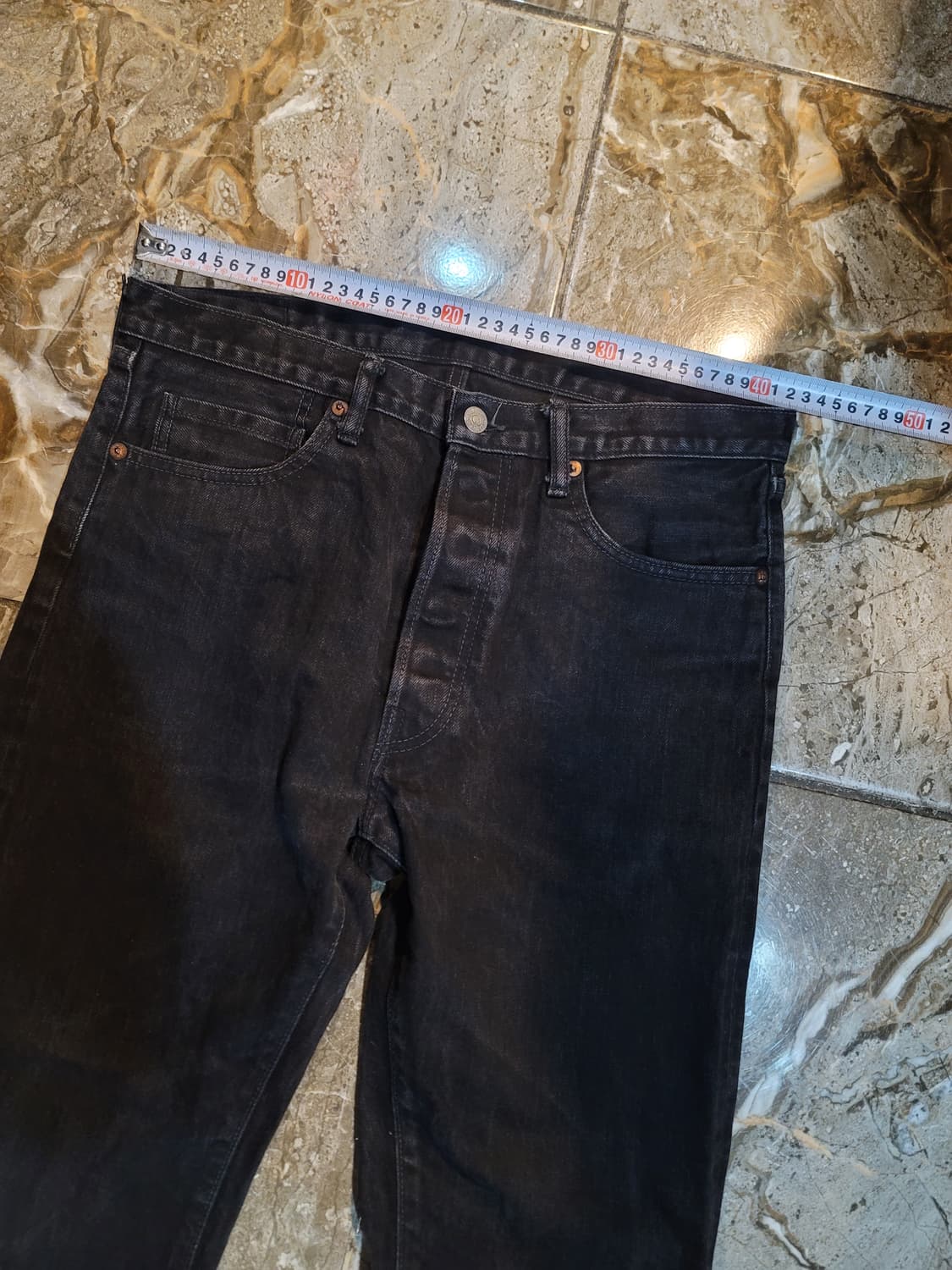 리얼맥코이 흑청 셀비지 데님팬츠  상품이미지6