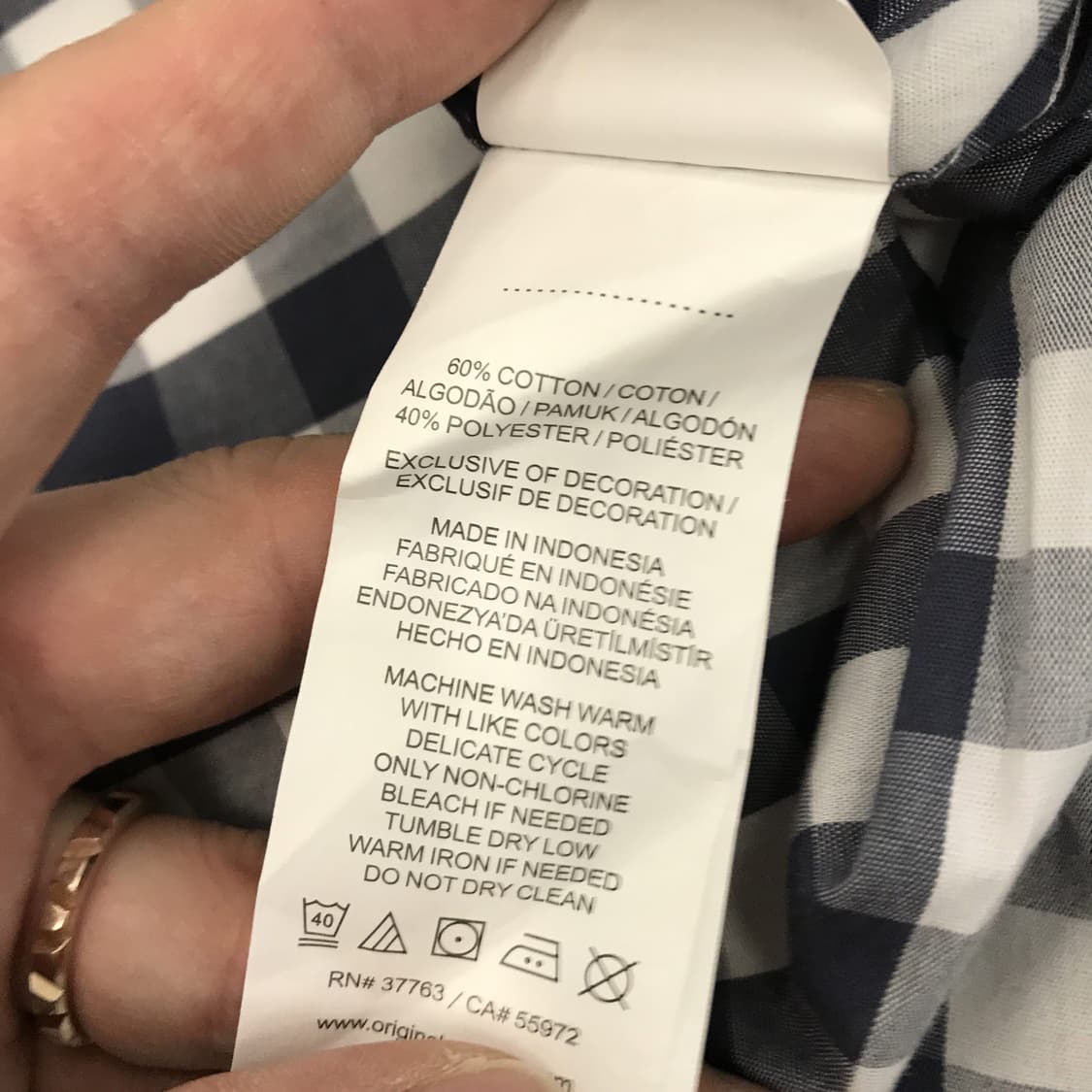 먼싱웨어 펭귄 반팔체크셔츠 [해외M] 상품이미지5