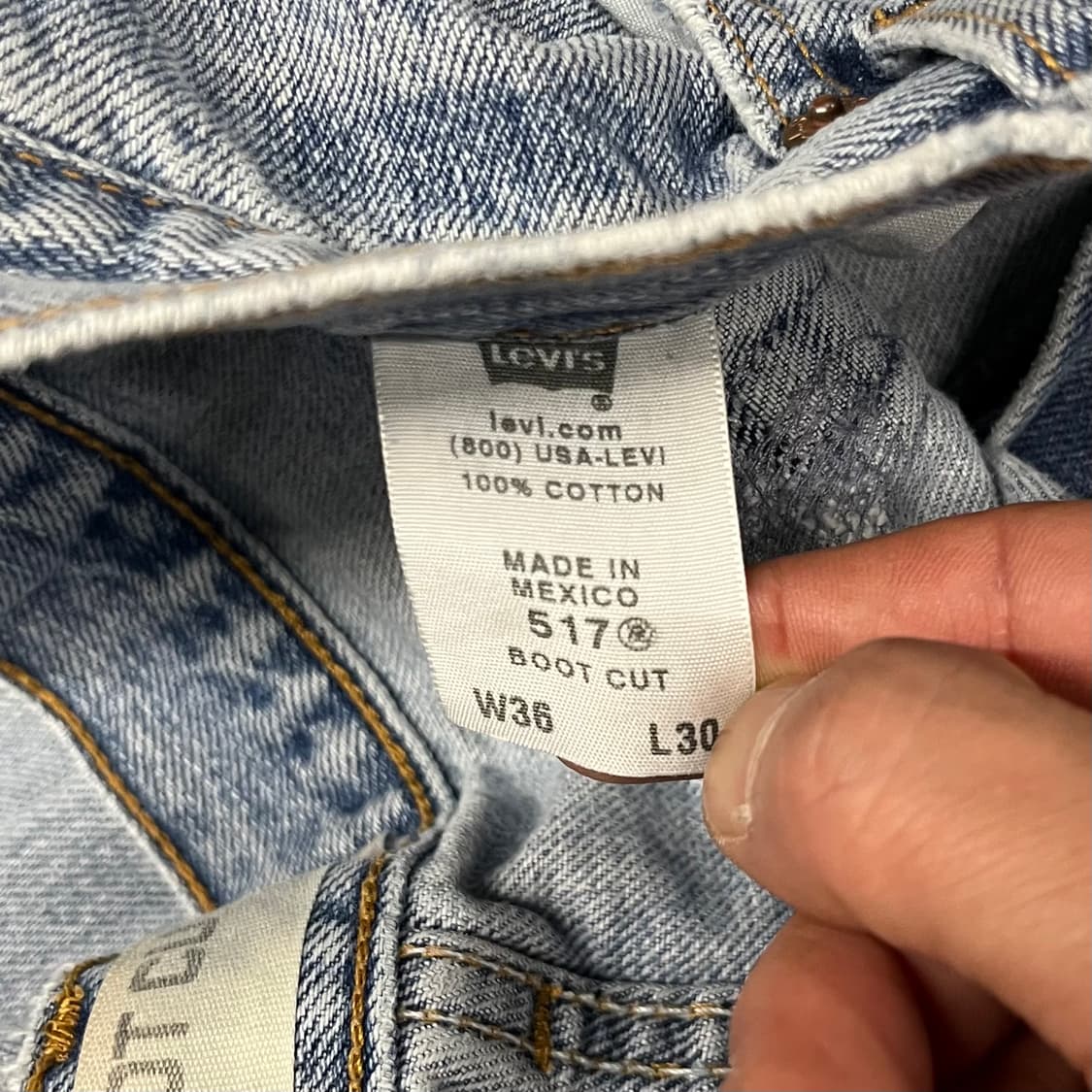 00s Levis517 리페어 부츠컷 (36“) 상품이미지5
