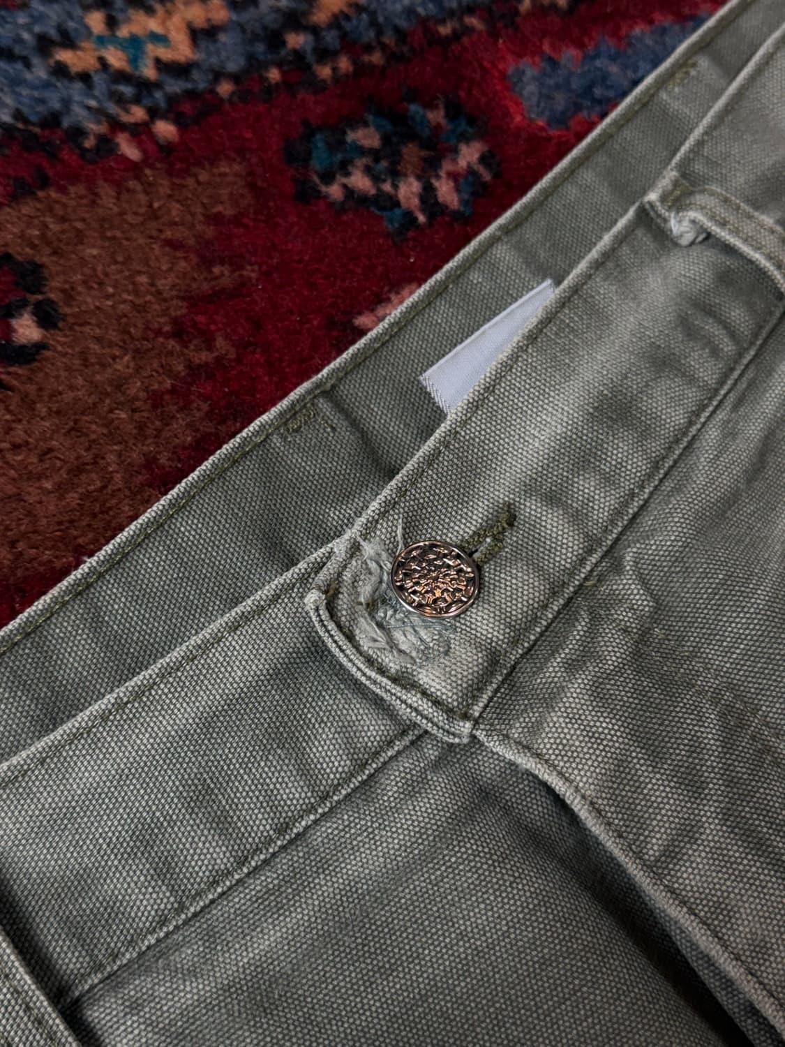 OG USA Made 칼하트 더블니 모스그린 칼하트 B01 MOS 썩블니 상품이미지9