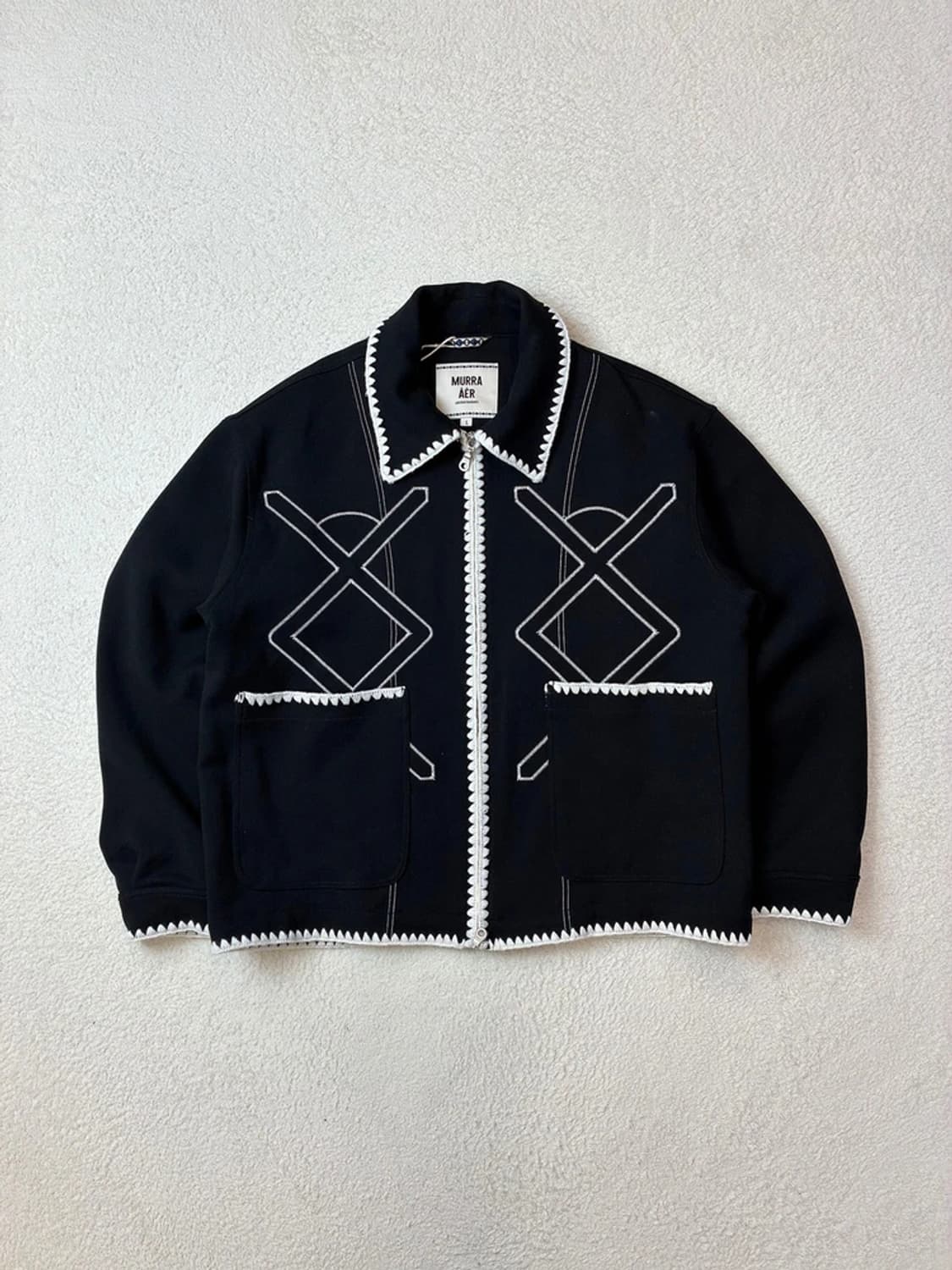 무라 MURRA 패치워크 블루종 자켓 PN5955 상품이미지1
