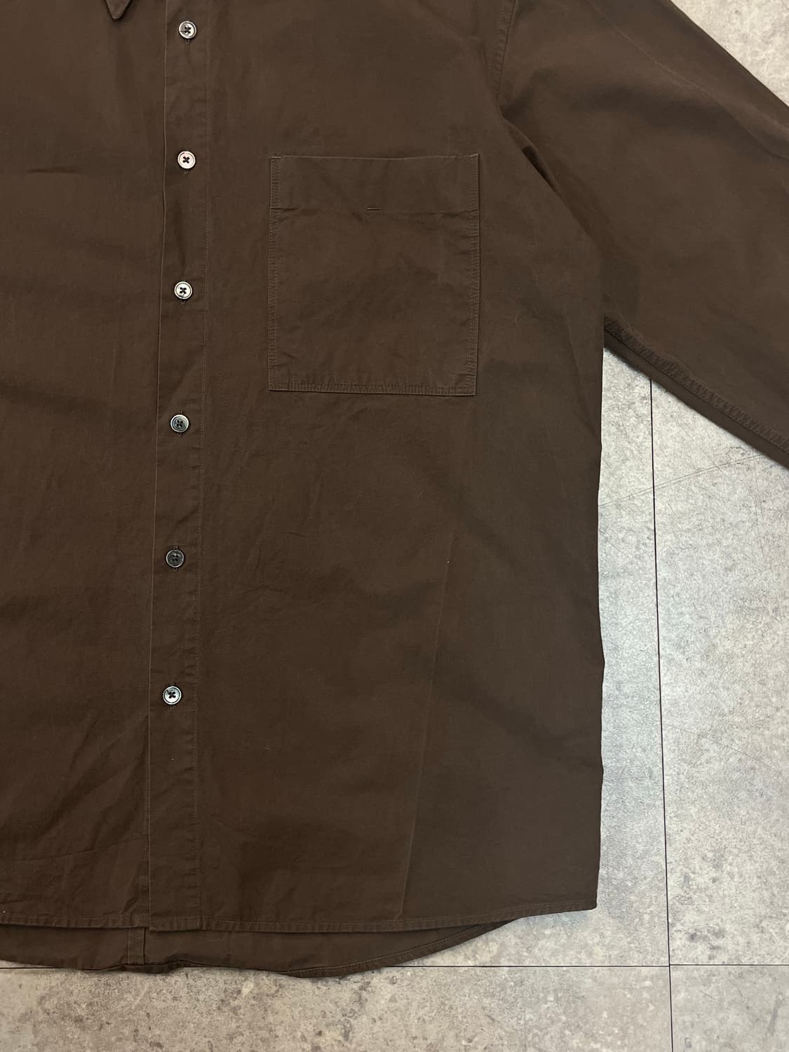 인사일런스 셔츠 브라운 M #csz2050 상품이미지6