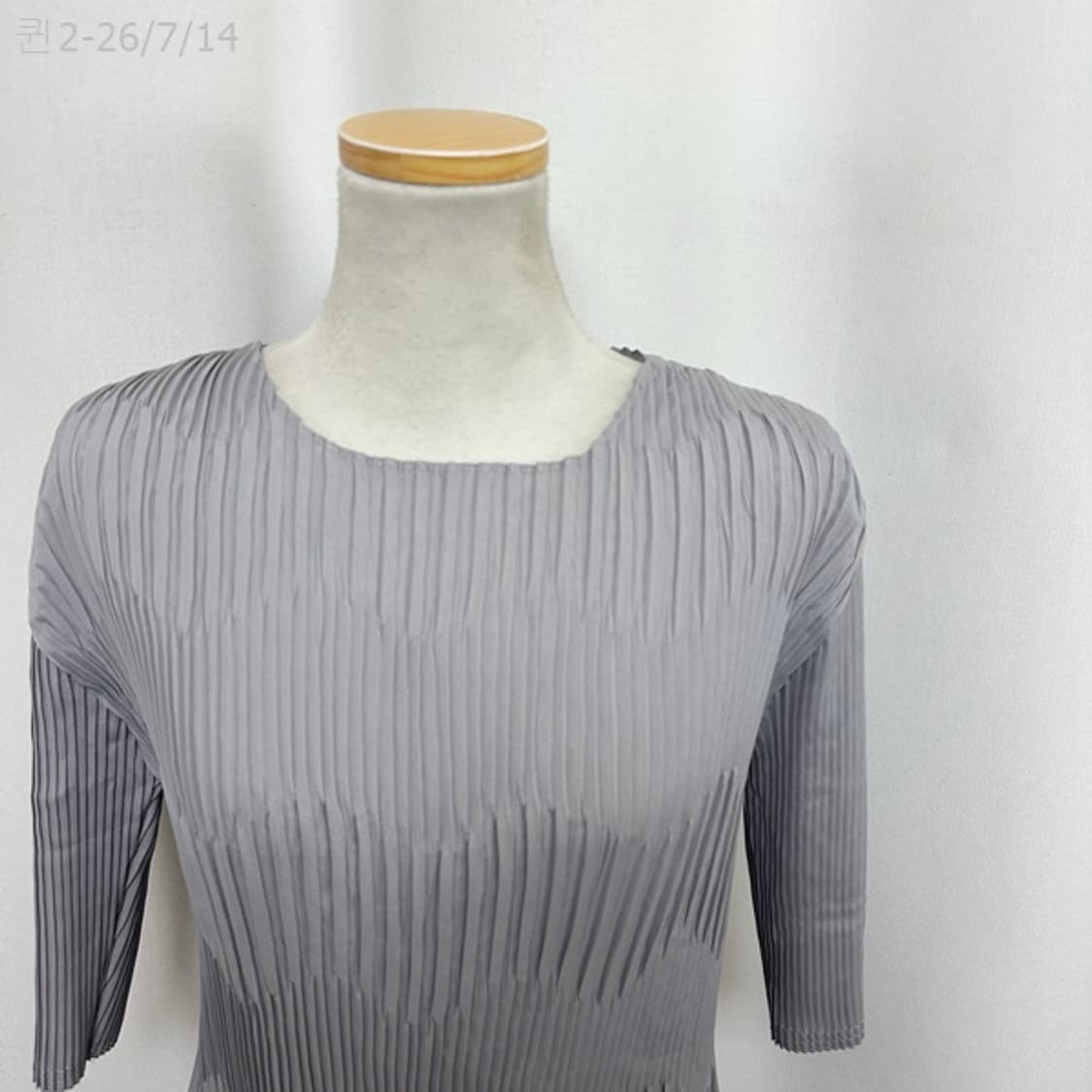 플리츠미 여자 주름 스판 티셔츠 FREE 상품이미지2