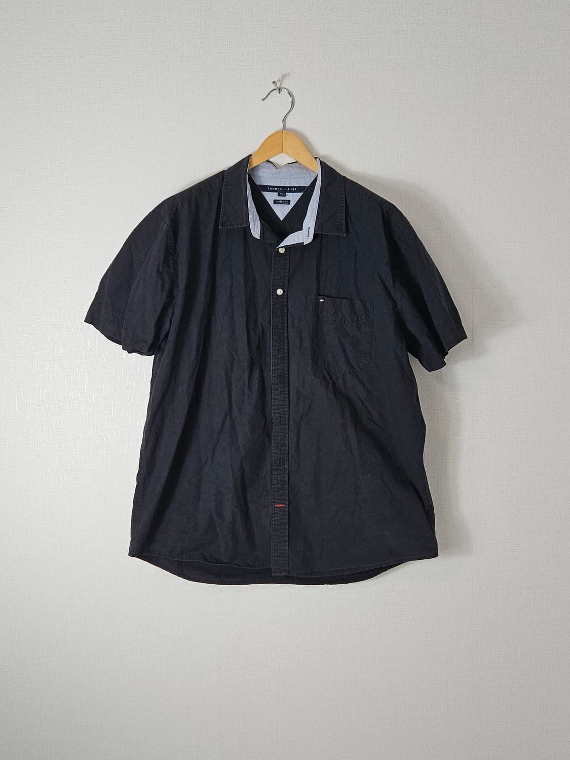 타미힐피거 올드스쿨 빅로고 반팔셔츠 빈티지 XXL 빅사이즈 상품이미지2
