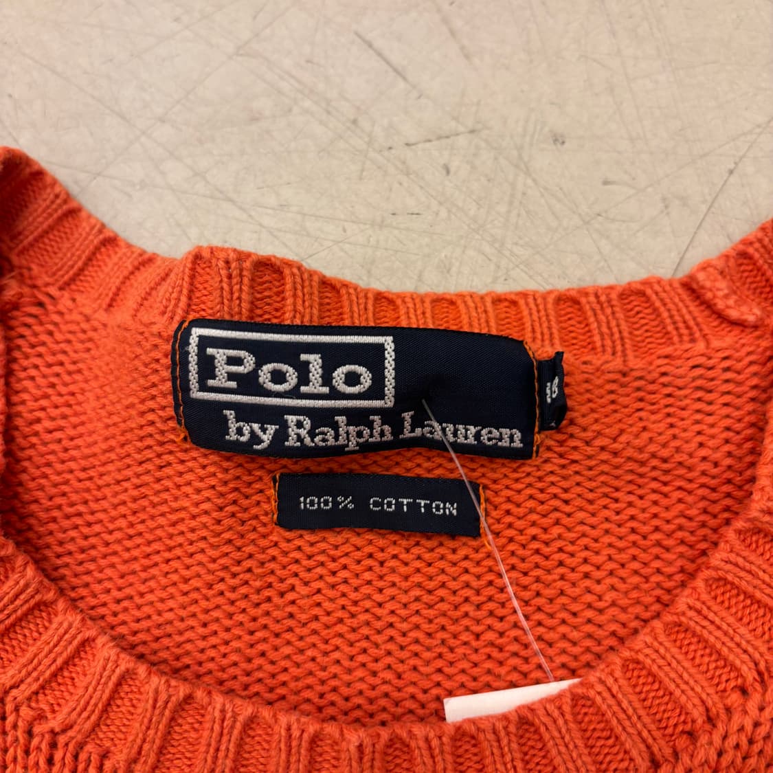 폴로 랄프로렌 포니 오렌지 니트 상품이미지3