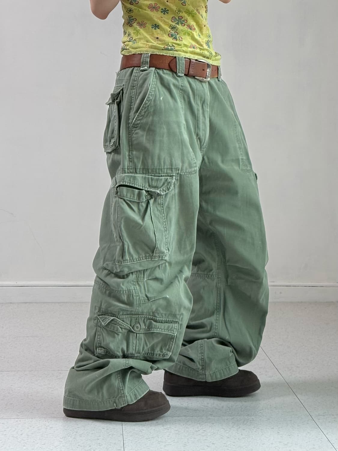 빈티지 멀티 포켓 카고팬츠 상품이미지2