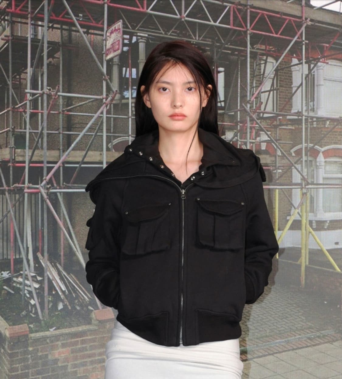 세릭 터틀넥 집업 CERRIC TURTLE POCKET JACKET 상품이미지1