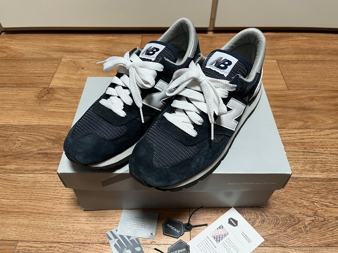 [260] 뉴발란스 990v1 메이드 인 USA 네이비 상품이미지1