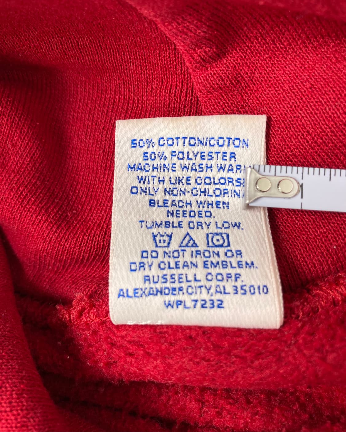 90s Russell Hoodie (red) 상품이미지4