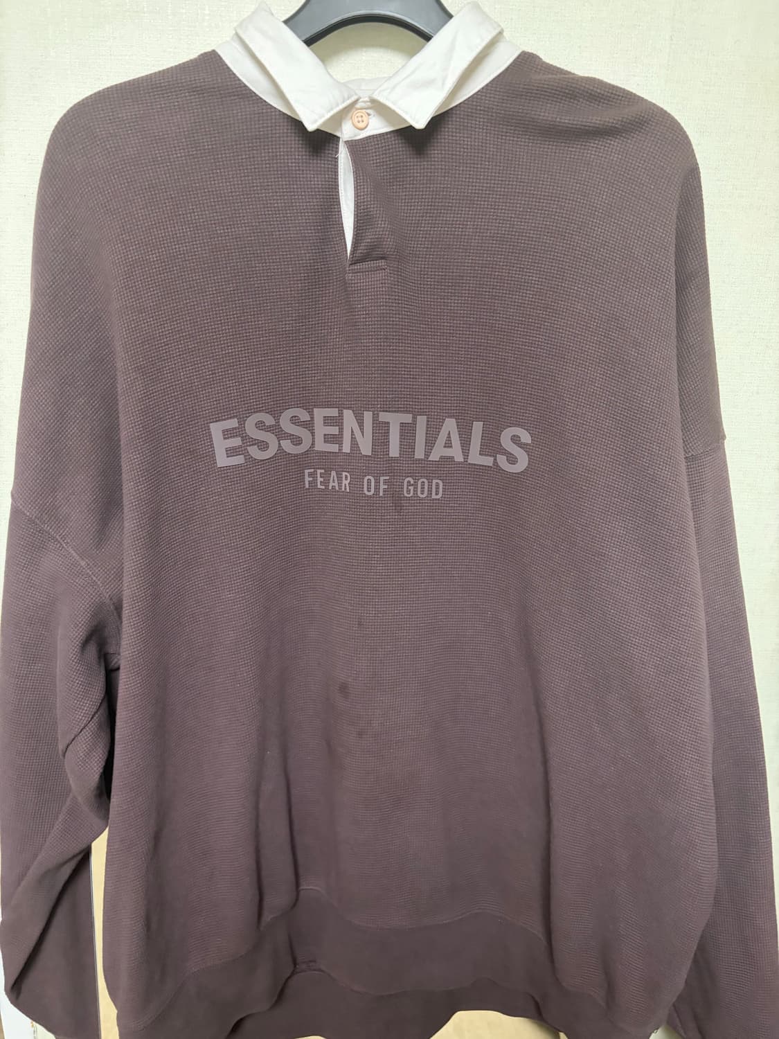 피오갓 에센셜 와플 헨리 러비 플럼 23SS L 상품이미지1