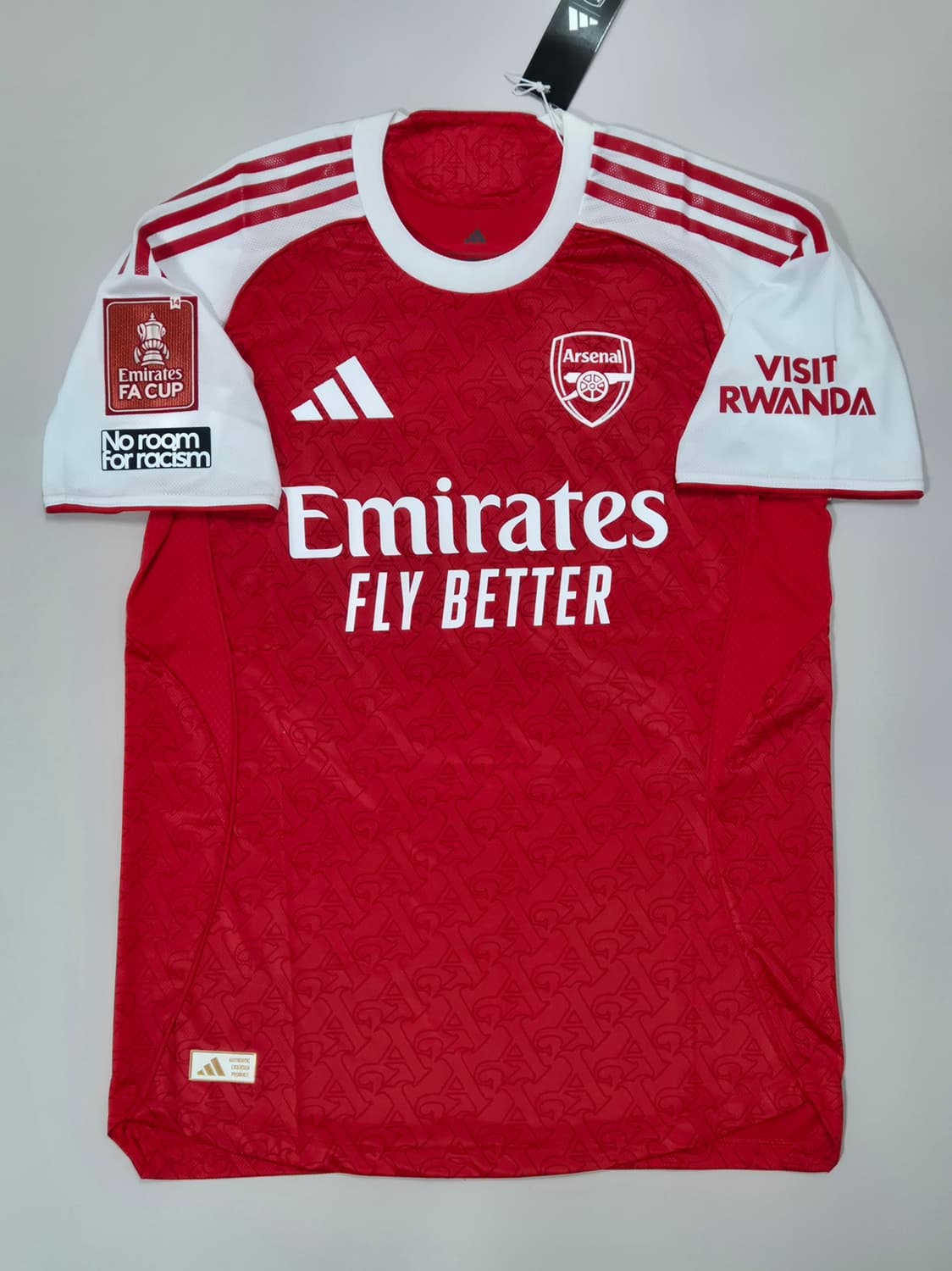 25-26 아스날 홈킷 FA컵 패치 맥스 다우먼 유니폼 L 상품이미지3