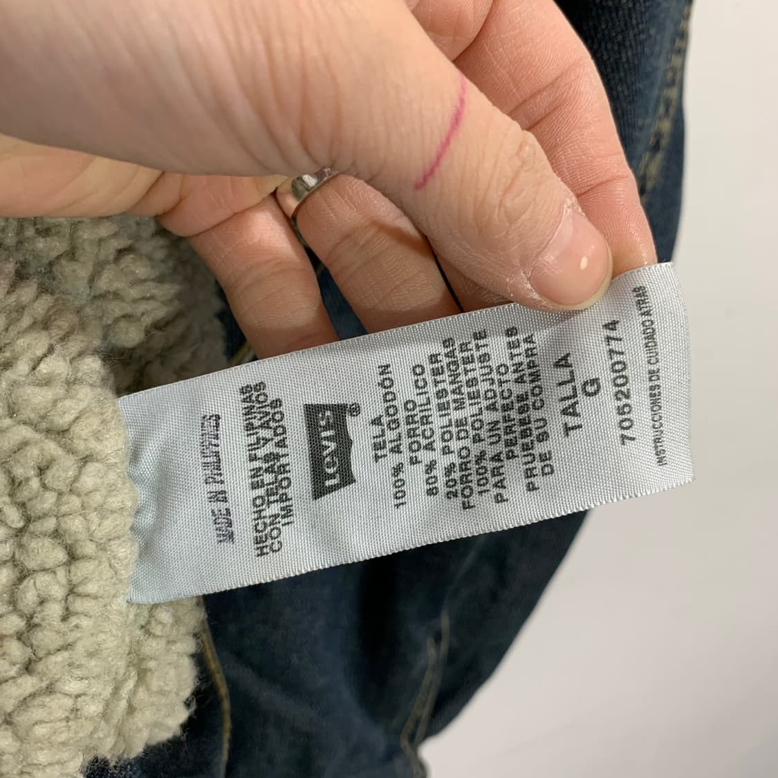 리바이스 70520 세르파 데님자켓 상품이미지6