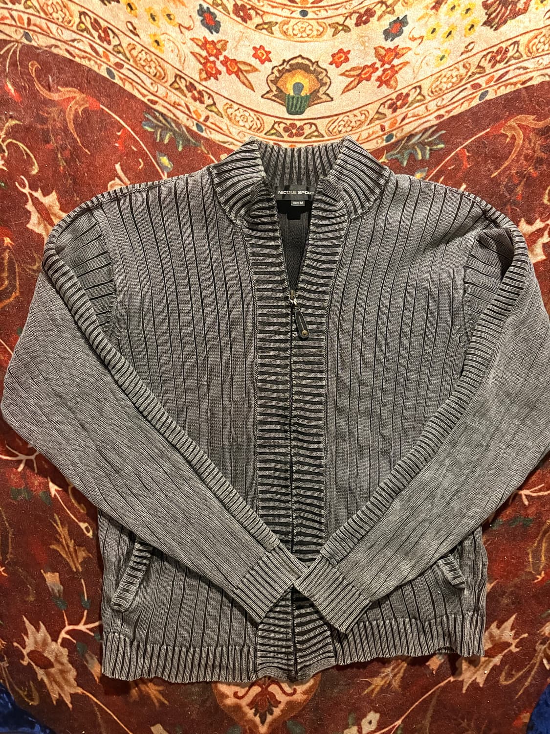 Nicole sport ribbed cardigan 상품이미지1