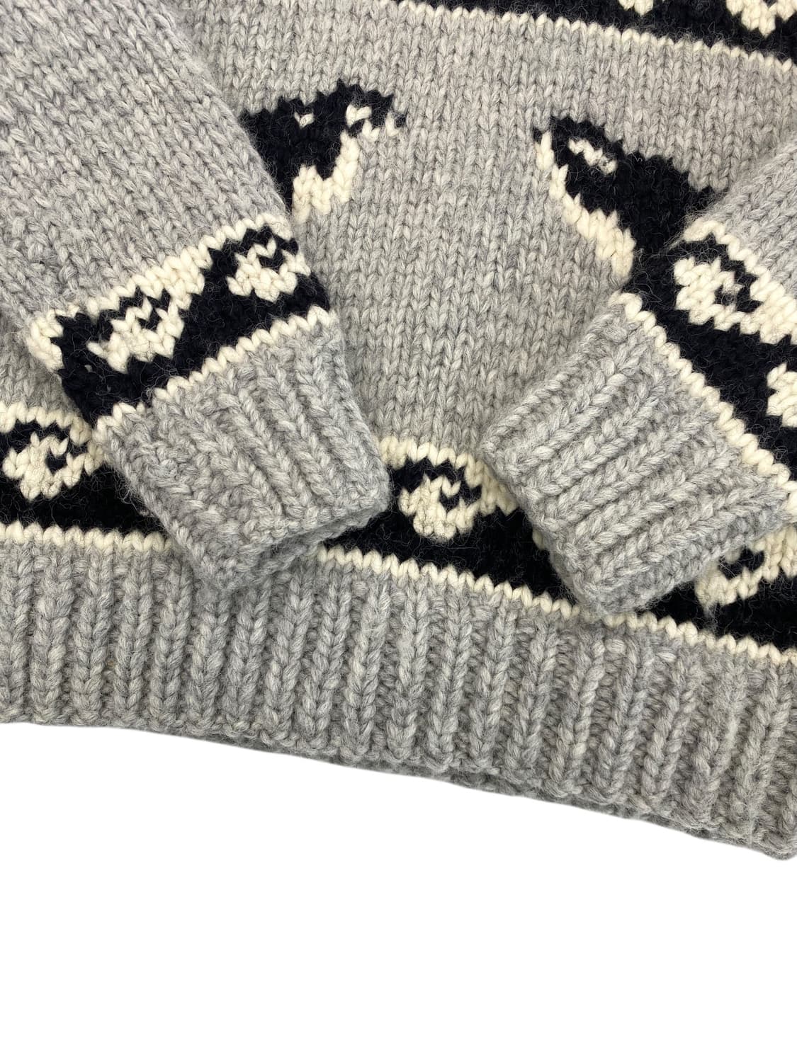 Killer Whale 헤비울 코위찬 풀오버 스웨터 상품이미지6