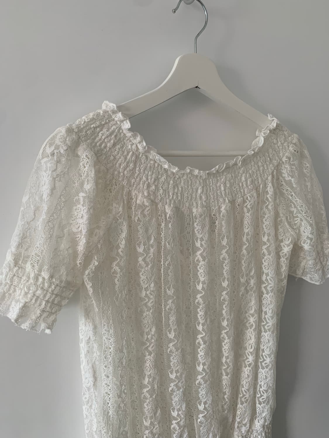 레이스 시스루 탑 상품이미지2