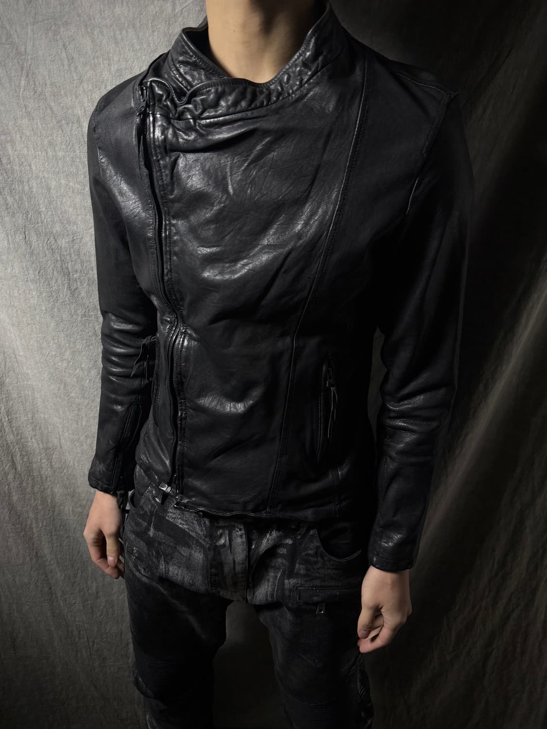 Custom Culture Asymmetric Goat Jacket 상품이미지1